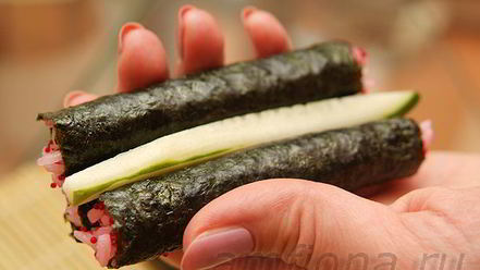 Рецепт кадзарей-суш цветок