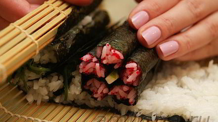 Рецепт кадзарей-суш цветок