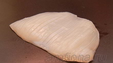 Рецепт нигирей-суш с кальмаром