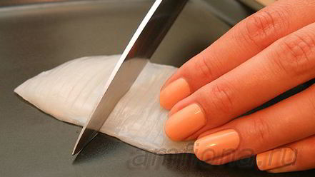 Рецепт нигирей-суш с кальмаром