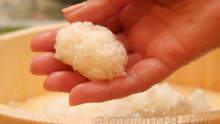 Рецепт нигирей-суш с кальмаром