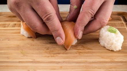 Рецепт ролла калифорния и суши нигири