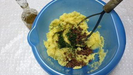 Рецепт суш из селедки и картофеля