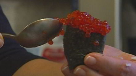 Рецепт суш-лодочек с икрой