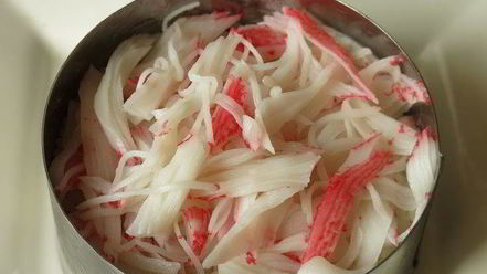 Рецепт суш мини-торт с крабовыми палочками