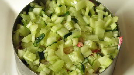 Рецепт суш мини-торт с крабовыми палочками