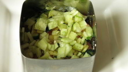 Рецепт суш мини-торт с крабовыми палочками