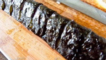 Рецепт суш-ролла огуречный цветок