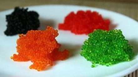 Рецепт суш с икрой летучей рыбы