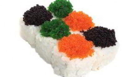 Рецепт суш с икрой летучей рыбы