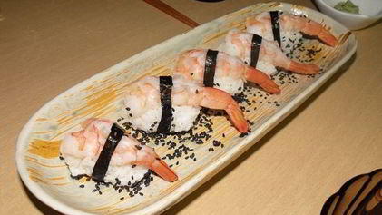 Рецепт Суш с креветками