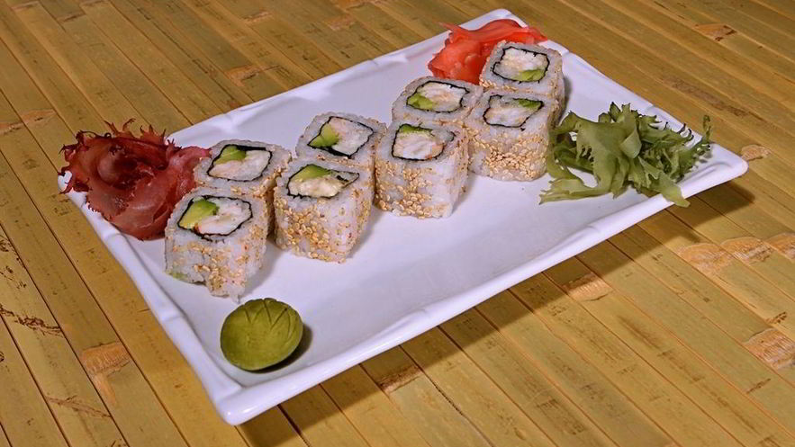 Рецепт суш с кунжутом