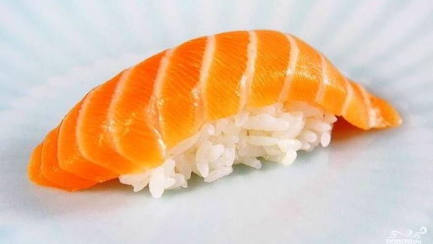 Рецепт суш с лососем