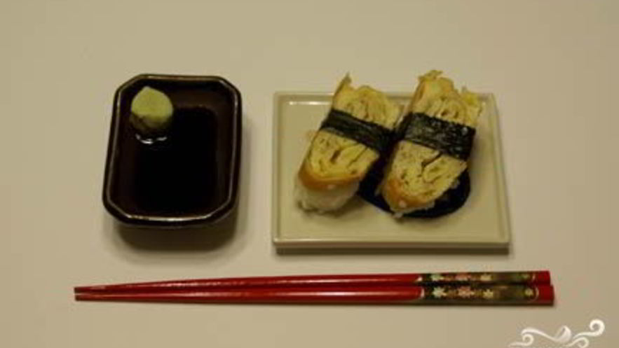 Рецепт суш с омлетом