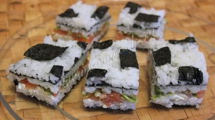 Рецепт суш торт закусочный