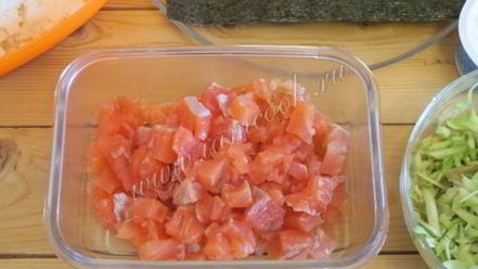 Рецепт суш торт закусочный