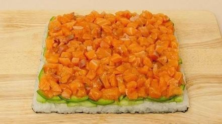 Рецепт суш-торта