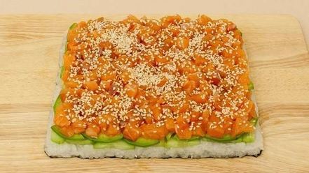 Рецепт суш-торта