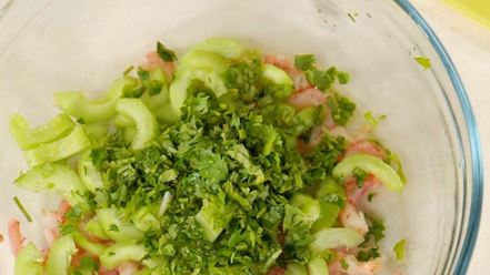 Рецепт суш-тортика с креветками