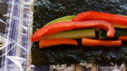 Рецепт суш вегетарианских