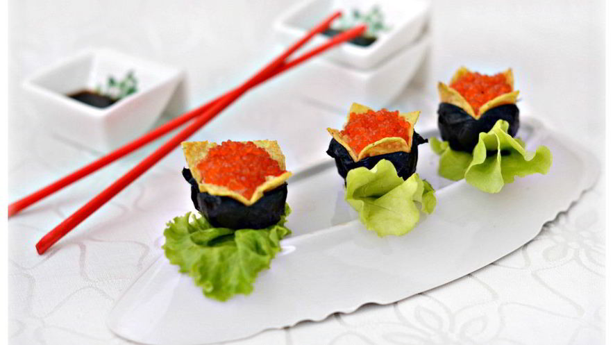 Рецепт суш восточный цветок