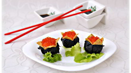 Рецепт суш восточный цветок