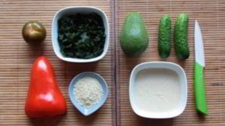 Рецепт сыроедческих суш