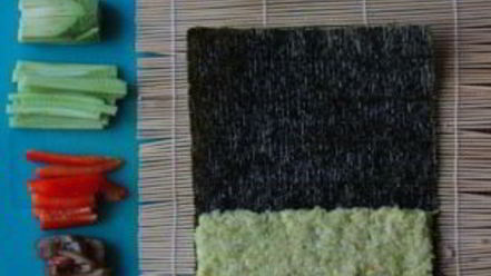 Рецепт сыроедческих суш