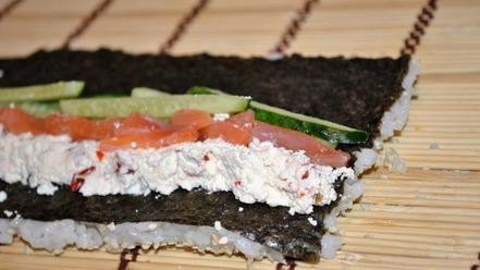 Рецепт урамаков суши филадельфия