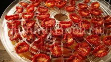 Рецепт вяленых помидоров в электросушилке