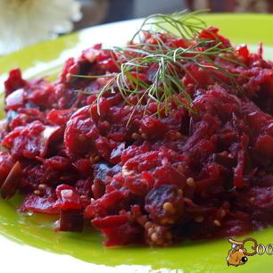 Рецепт Свекольно-баклажанового гарнир