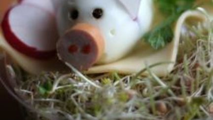 Рецепт Свинок из вареных яиц