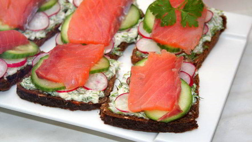 Рецепт датского рыбного сэндвича