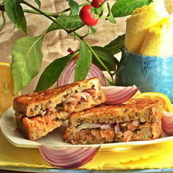 Рецепт Горячего сэндвича с лососем