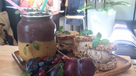 Рецепт имбирных сэндвичей с кокосово-чайным мороженным