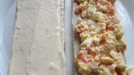 Рецепт исландского сэндвича с лососем и креветками