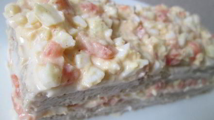 Рецепт исландского сэндвича с лососем и креветками