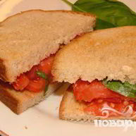 Рецепт Румяного сэндвича с помидором