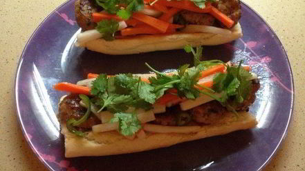 Рецепт сэндвича бан ми с тефтелями