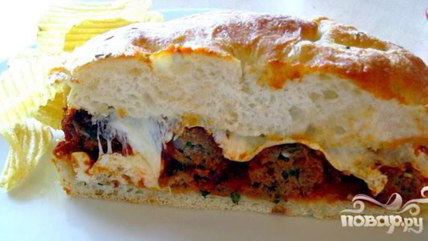 Рецепт сэндвича с фрикадельками