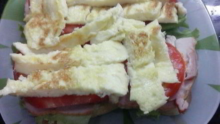 Рецепт сэндвича с омлетом