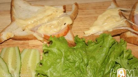 Рецепт сэндвича с сыром и карбонатом