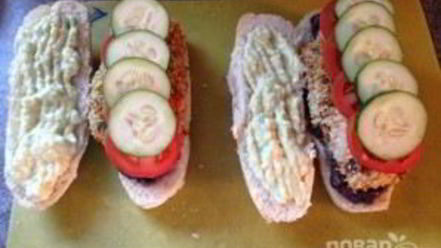 Рецепт сэндвичей с фасолевым пюре и куриным мясом