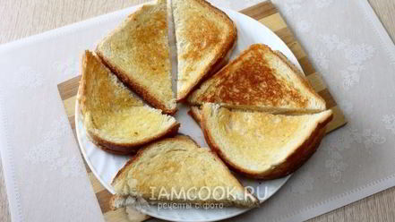 Рецепт сырных сэндвичей