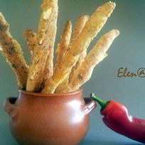 Сырные палочки с ветчиной