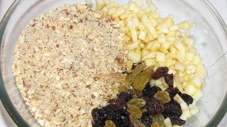 Рецепт бельгийских тарталеток с фруктово-ореховой начинкой