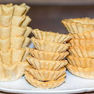 Рецепт Домашних тарталеток для праздничной подачи закусок