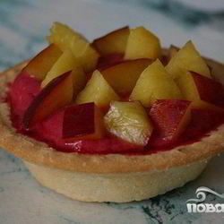 Рецепт Холодных пирожных из вишни в тарталетках