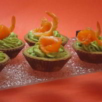 Рецепт Крема из авокадо в тарталетках