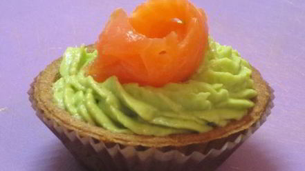 Рецепт крема из авокадо в тарталетках